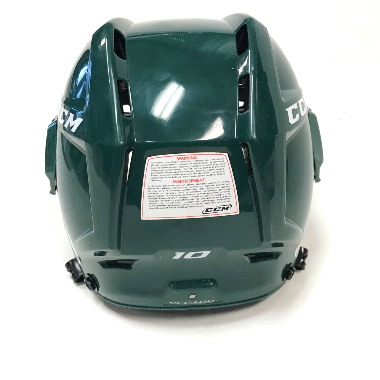 CCM V10 - Casque de hockey senior Pro Stock - Vert